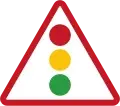 Mga traffic light sa unahan