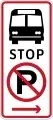 Bus stop zone – hindi pinapayagan ang paradahan
