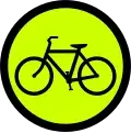 Bicycle lane sa unahan