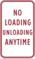 Walang loading at unloading anumang oras