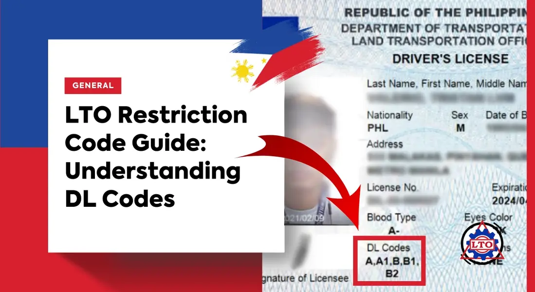 LTO Restriction Code Guide: Understanding DL Codes